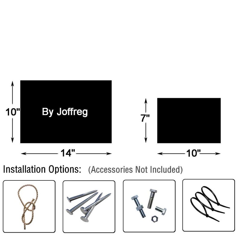 Joffreg Warning Security Cameras in Use Sign,14 x 10 Inches,Reflective Aluminum,UV Printed,Weather Resistant,Waterproof,Durable Ink,Easy to Mount,Outdoor or Indoor Use,2 Pack - Image 4